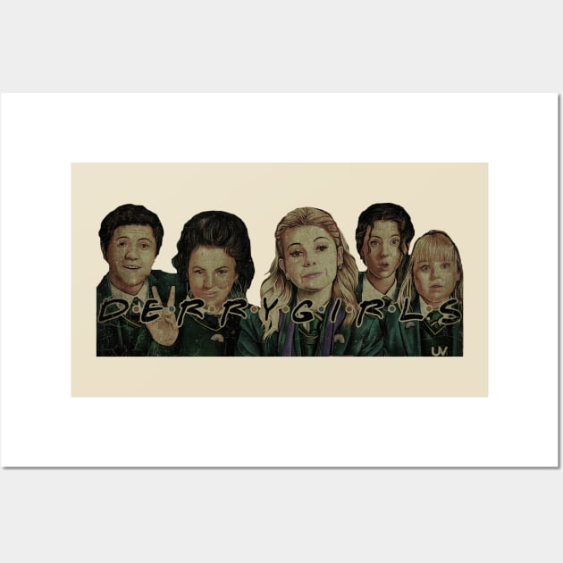 Derry Girls Vintage Art Wall Art by Superstarmarket